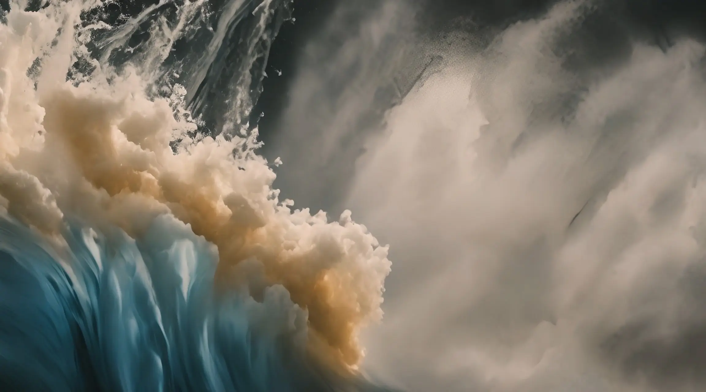Ethereal Sea Cloud Abstract Ocean Wave Video